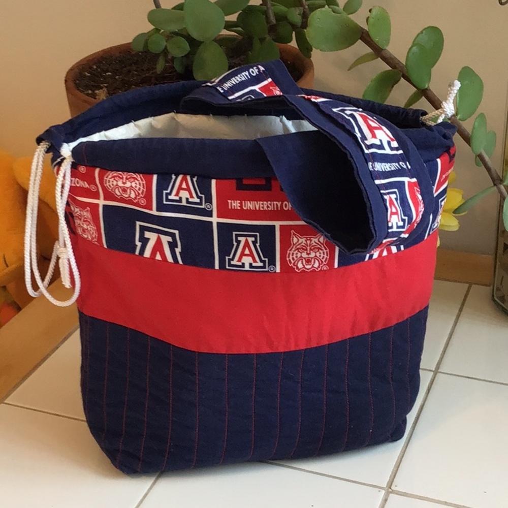 UofA Quilted Insulated Drawstring Tote (#3)